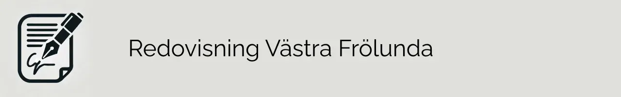 Redovisning Västra Frölunda